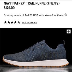 Navy Matryx Trail Runner NoBull Men’s Shoes